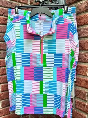 NEW (2) Piece Mary Square Yacht Club Savannah Top & Skort Set XL
